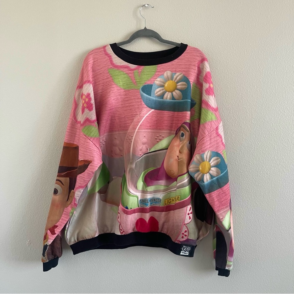 Disney Pink Toy Story Crew Neck Sweater